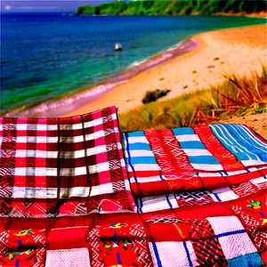 Picnic Blanket For Beach Png Itm PNG Image