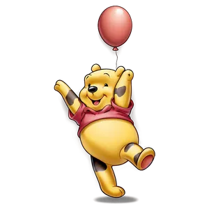 Piglet Holding Balloon Winnie The Pooh Png 24 PNG Image