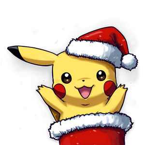 Pikachu Christmas PNG 44 PNG image with transparent background