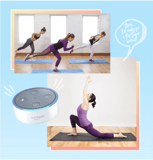 Pilates Workout With Voice Assistant PNG image with transparent background