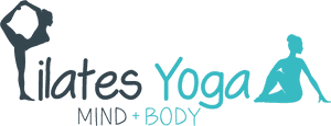 Pilates Yoga Mind Body Logo PNG image with transparent background