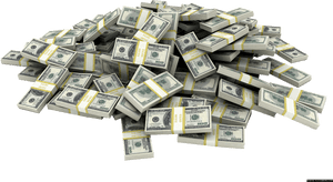 Transparent Stack Of Money Clipart Black And White - Transparent Stacks Of Money, HD Png Download PNG