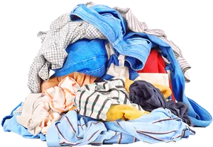 Pileof Mixed Laundry PNG Image
