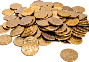 Money Coins Png, Transparent Png PNG with transparent background