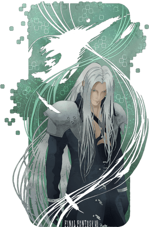 Pin Linwe Lossehelin On Sephiroth Pinterest Final Fantasy - Sephiroth Art Final Fantasy, HD Png Download PNG image with transparent background