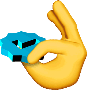 Emoji Spinning Sticker By Chris Cubellis - Ok Emoji Meme Gif, HD Png Download PNG image with transparent background