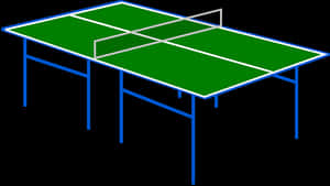 Ping Pong Table Vector Illustration PNG image with transparent background