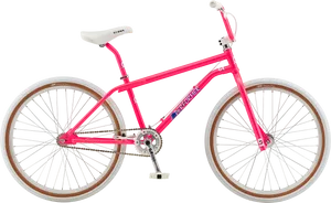 Pink B M X Bicycle Isolated PNG Image