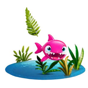 Pink Baby Shark Adventure Png Fjn43 PNG Image