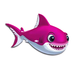 Pink Baby Shark Under The Sea Png 34 PNG Image