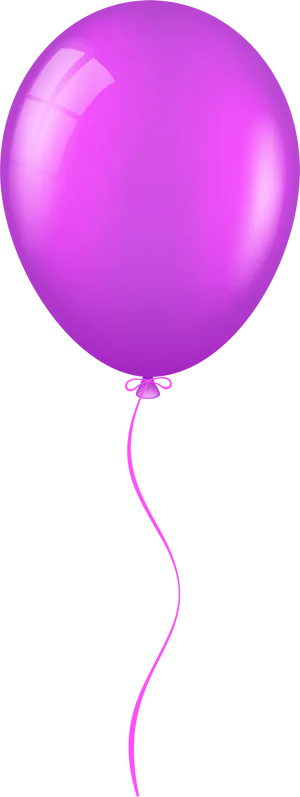 Pink Balloon Transparent Background PNG Image