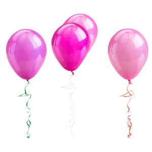 Pink Balloons In Motion Png 53 PNG Image