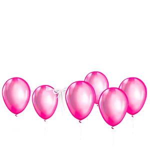 Pink Balloons Transparent Background Png Dhi64 PNG Image