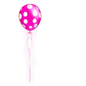 Pink Balloons With Polka Dots Png 06122024 PNG Image