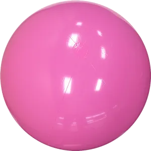 Pink Beach Ball Single PNG Image