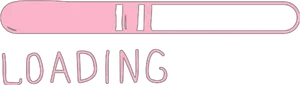 Pink Black Loading Graphic PNG Image