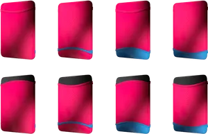 Pink Blue Arm Sleeves Set PNG Image