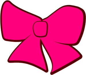 Christmas Bow Green Cartoon Clipart Pink Tie Transparent - Pink Bow Tie Clip Art, HD Png Download PNG with transparent background