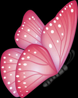 Pink Butterfly Emoji, HD Png Download PNG