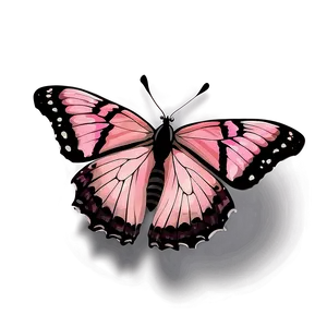 Pink Butterfly Natural Setting Png 32 PNG Image