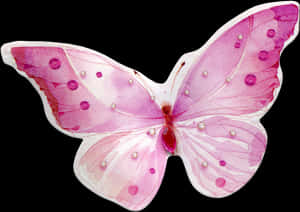 Watercolor Butterfly Png Download - Pink Butterflies Transparent Png, Png Download PNG