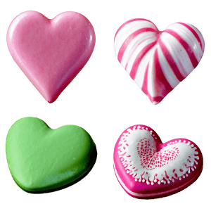 Pink Candy Hearts PNG 06212024 PNG