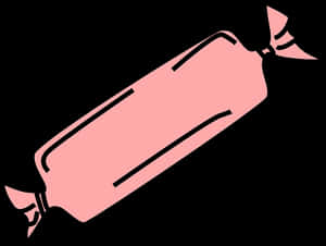 Pink Candy Wrapper Vector PNG image with transparent background