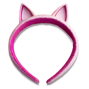 Pink Cat Ear Decoration Png Hca PNG Image