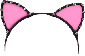 Transparent Cat Ear Png - Cat Ears Headband Transparent, Png Download PNG with transparent background