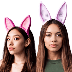 Pink Cat Ears Overlay PNG 05042024 PNG