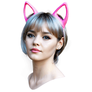 Pink Cat Ears Overlay PNG 58 PNG