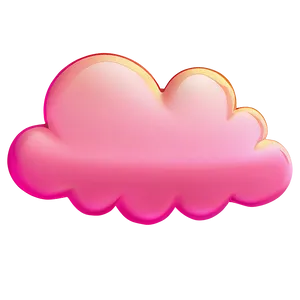 Pink Cloud In Sunset Glow Png 58 PNG Image