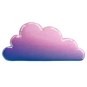 Pink Cloud Minimalist Art Png Vxe PNG Image