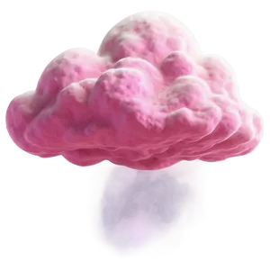 Pink Cloud Realistic Design Png 45 PNG Image