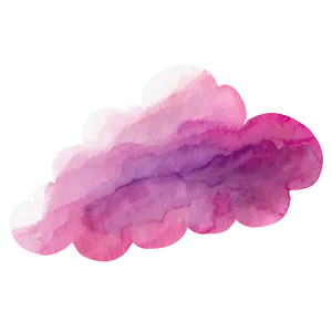 Pink Cloud Watercolor Texture Png Cbo20 PNG Image