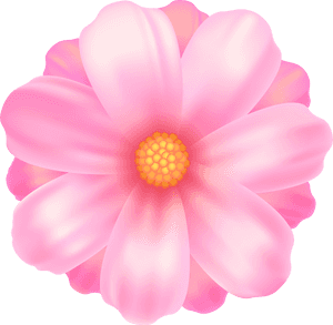 Pink Flowers Floral Design Drawing Clip Art - Pink Flower Clipart Png, Transparent Png PNG image with transparent background