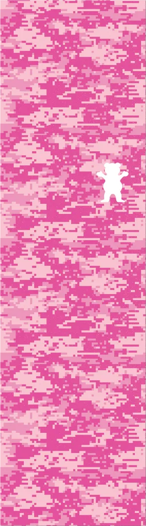 Pink Digital Camouflage Pattern PNG Image