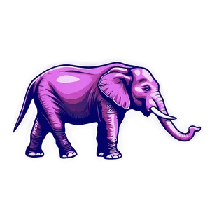 Pink Elephant Vector Art Png Ebo74 PNG Image