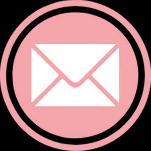 Pink Email Icon PNG