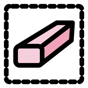 Clipart Primary Tool Eraser Selection - Eraser Tool In Computer, HD Png Download PNG