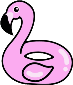Transparent Floatie Clipart - Flamingo Pool Float Clip Art, HD Png Download PNG with transparent background