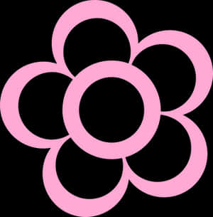 Daisy, Flower, Pink, Floral, Nature, Plant, Spring - Outline Flower Clipart Black And White, HD Png Download PNG image with transparent background