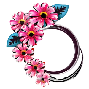 Pink Flowers Decoration Png Btr PNG Image