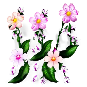 Pink Flowers Wallpaper Png 26 PNG Image