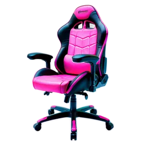 Pink Gamer Chair Png Knj72 PNG Image