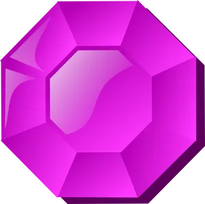 Pink Gemstone Graphic PNG Image