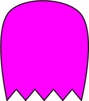 Pink Pacman Ghost Clip Art - Pacman Ghost Images Clipart, HD Png Download PNG image with transparent background