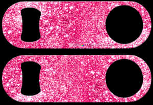 Pink Glitter Bar Spouts Cover PNG image with transparent background