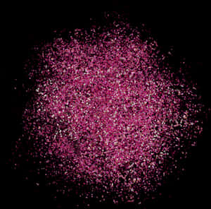 Pink Glitter Explosion PNG image with transparent background