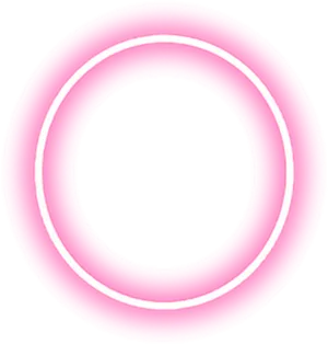 Pink Glowing Ring Effect PNG Image